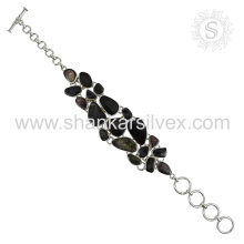 Novo Efficacious Tourmaline Gemstone Bracelet 925 Sterling Silver Jewelry Handmade Indian Online Jewelry